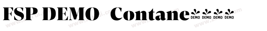 FSP DEMO   Contane字体转换